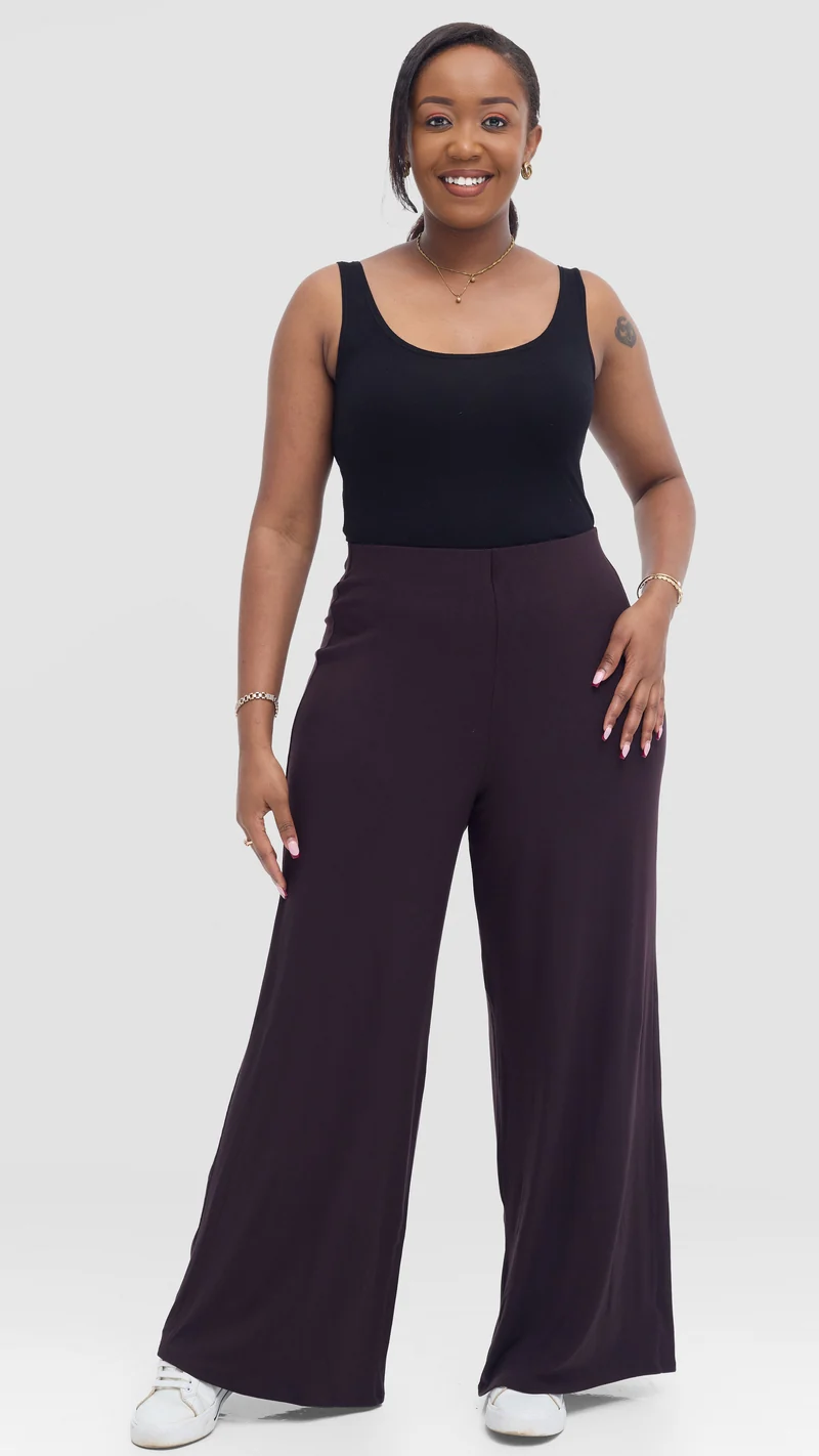 Vivo Chela Pants in Jersey - Chocolate