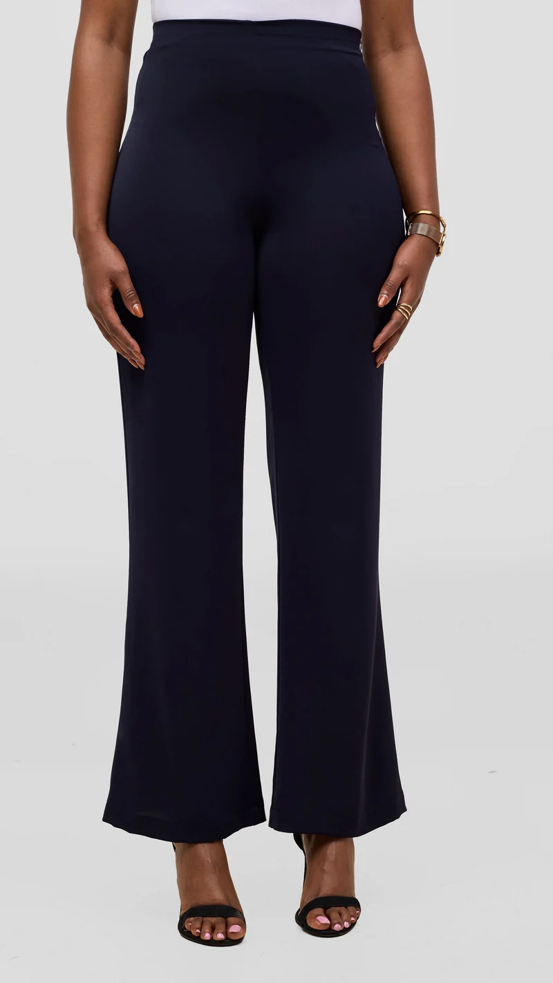 Vivo Talia Slim Pants - Navy