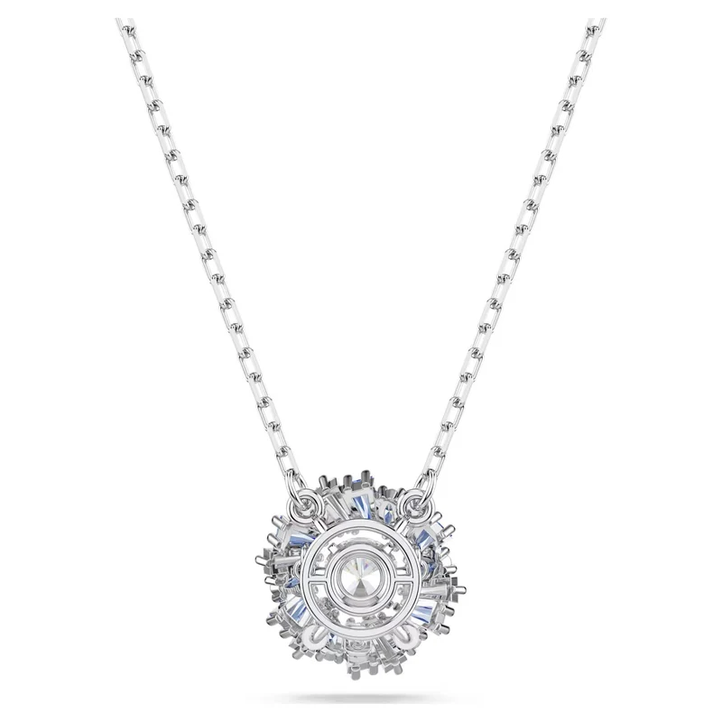 Swarovski Halskette Damen Idyllia Blume blau rhodiniert 5680013
