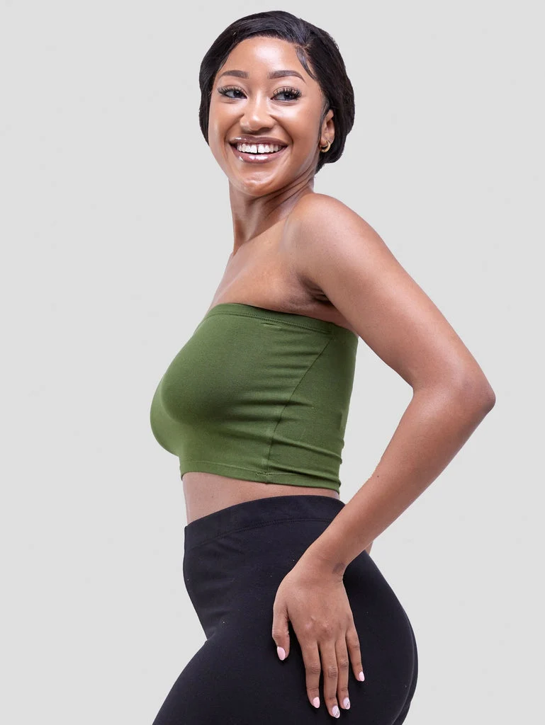 Zoya Basic Jersey Bandeau - Hunters Green
