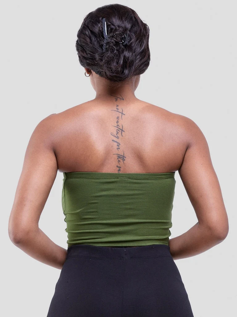Zoya Basic Jersey Bandeau - Hunters Green