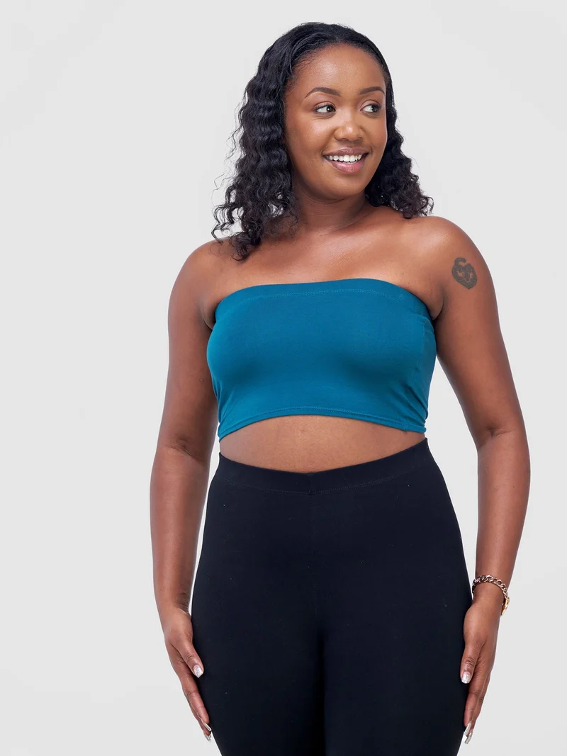 Zoya Basic Jersey Bandeau - Teal