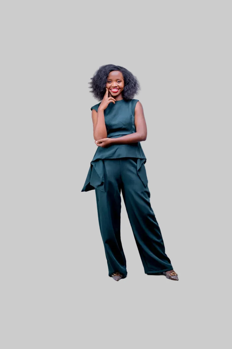 Phyls Collections Kendi Pants - Olive Green