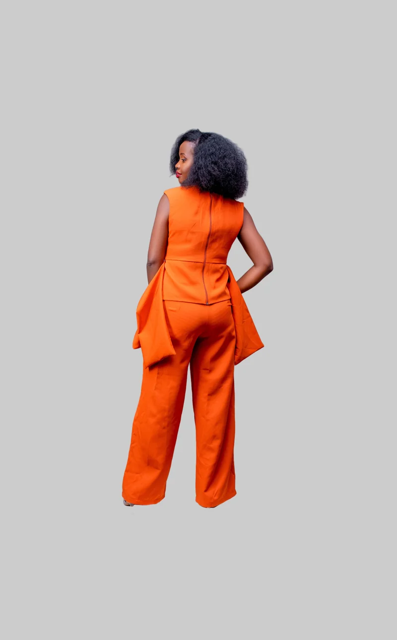 Phyls Collections Kendi Pants - Orange