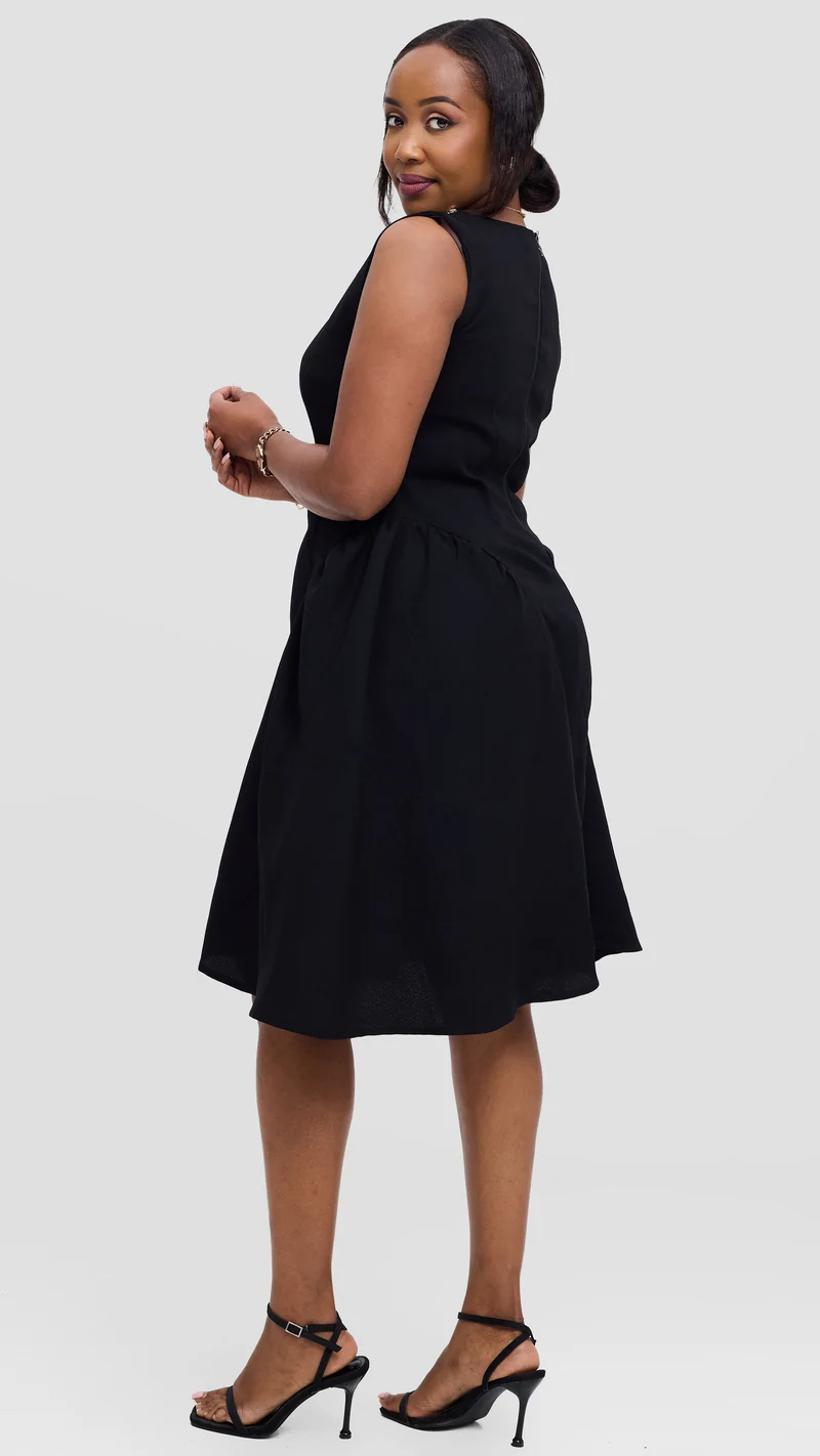 Hawi Satrorial Furaha Dress - Black