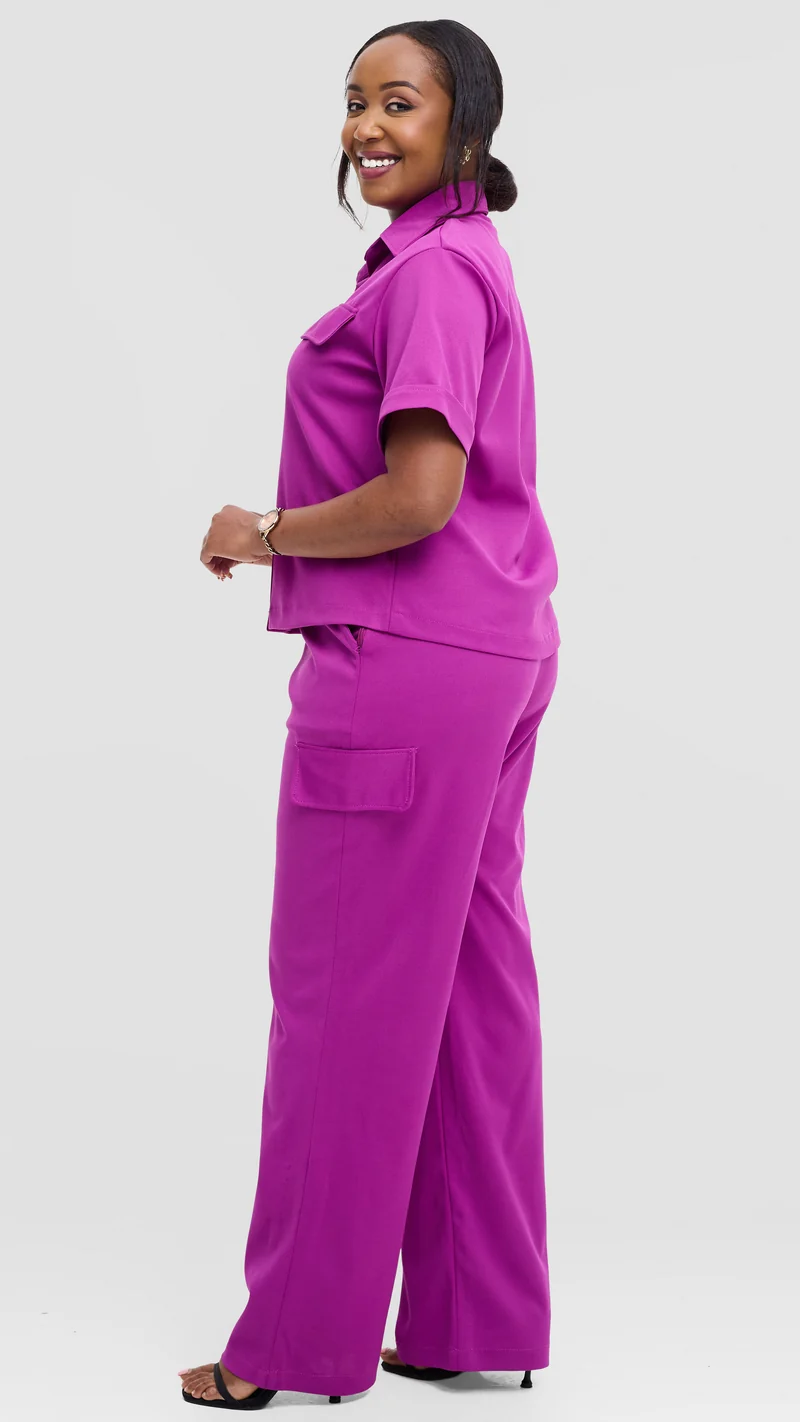 Hawi Sartorial Victoria 2 Piece Set - Hot Pink