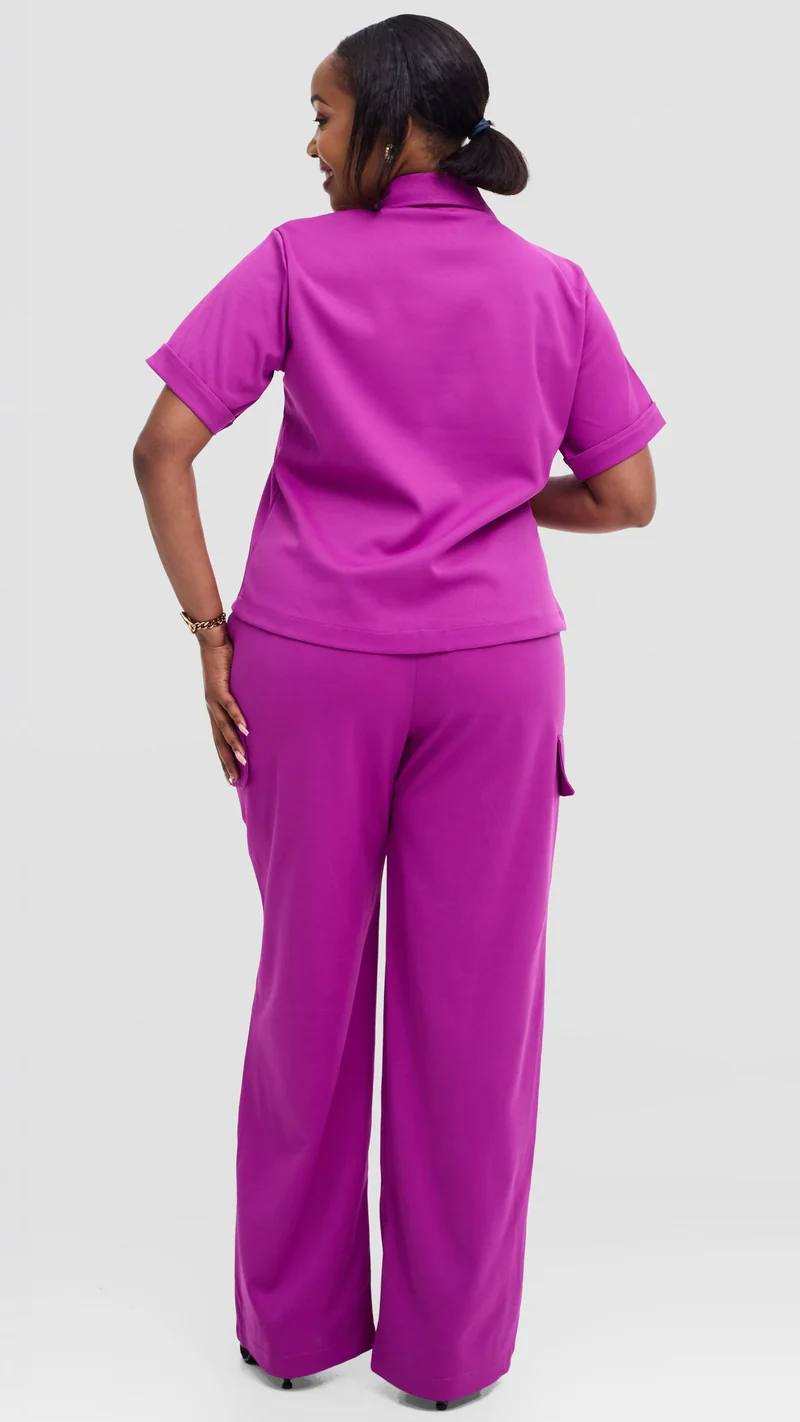 Hawi Sartorial Victoria 2 Piece Set - Hot Pink