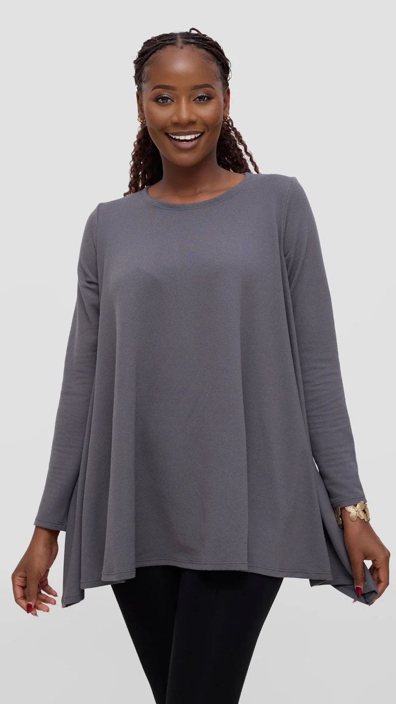 Vivo Tanda Loose Sweater - Grey