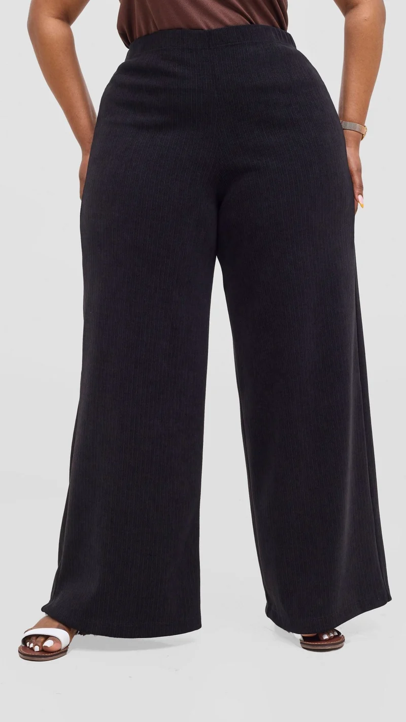 Vivo Alani Pallazo Pants - Black