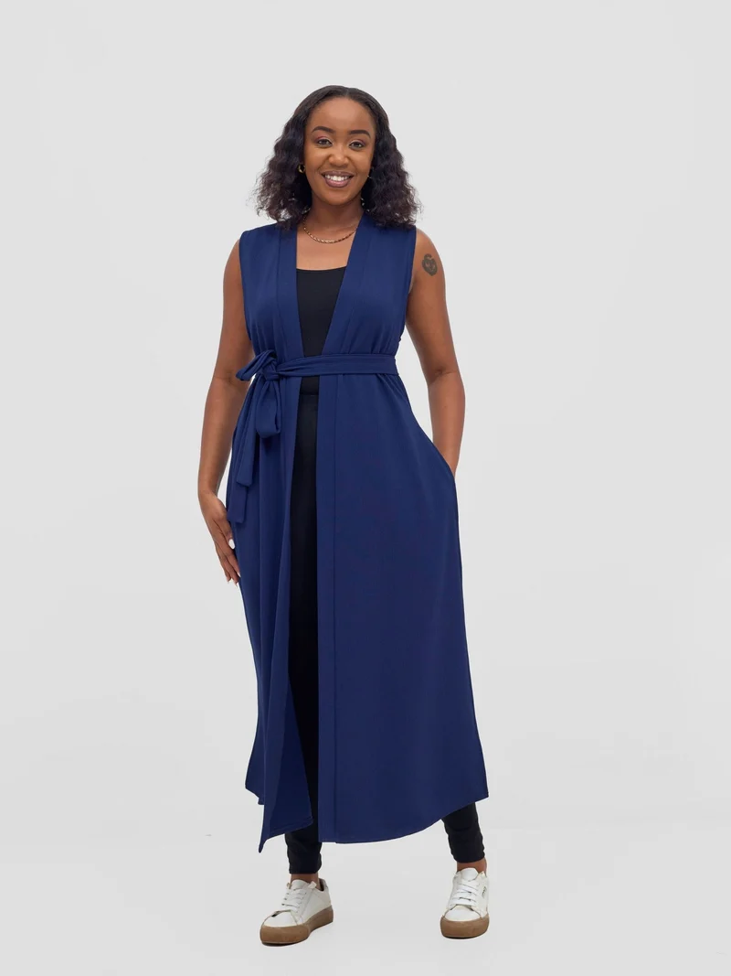 Vivo Chela Sleeveless Waterfall - Navy