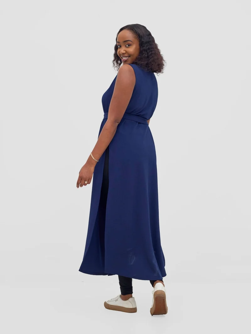 Vivo Chela Sleeveless Waterfall - Navy
