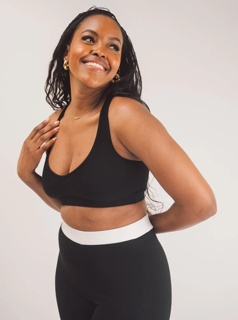 Vivo X This Is Essential Raceback Bralette - Black