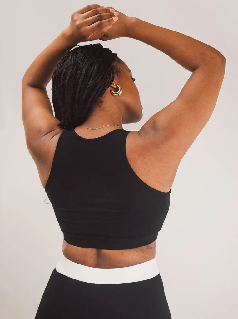 Vivo X This Is Essential Raceback Bralette - Black