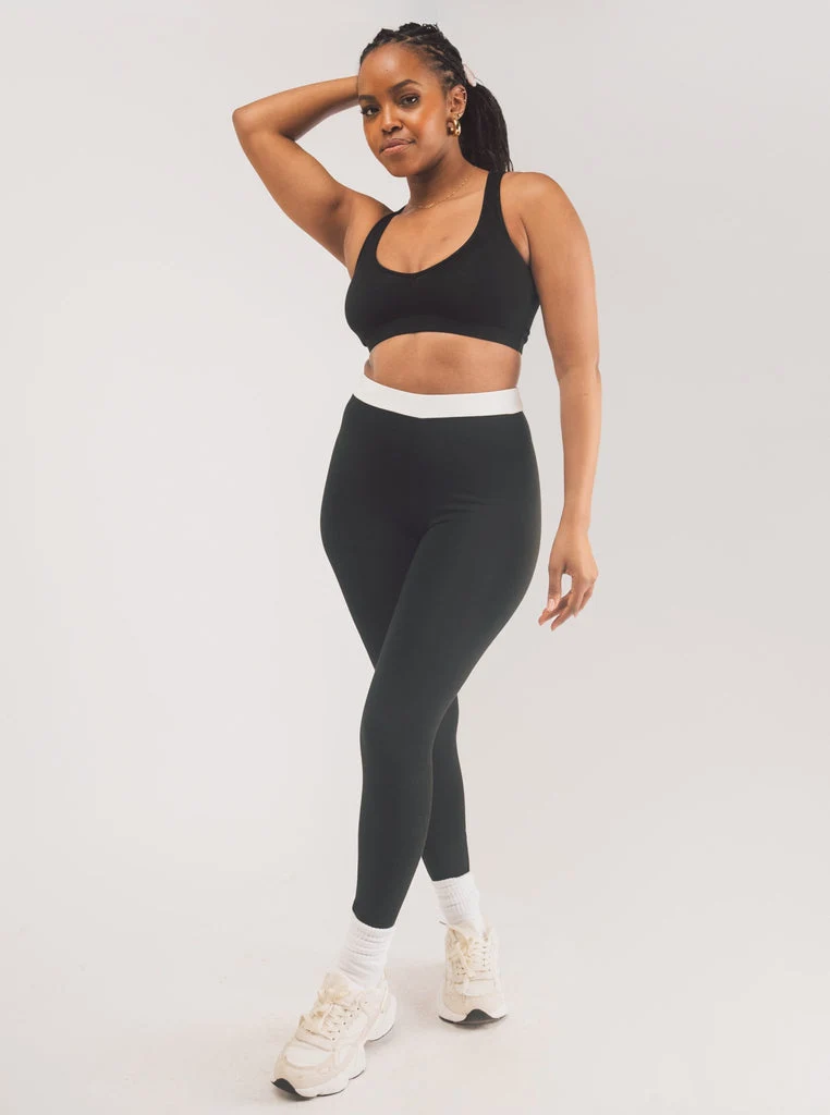 Vivo X This Is Essential Raceback Bralette - Black