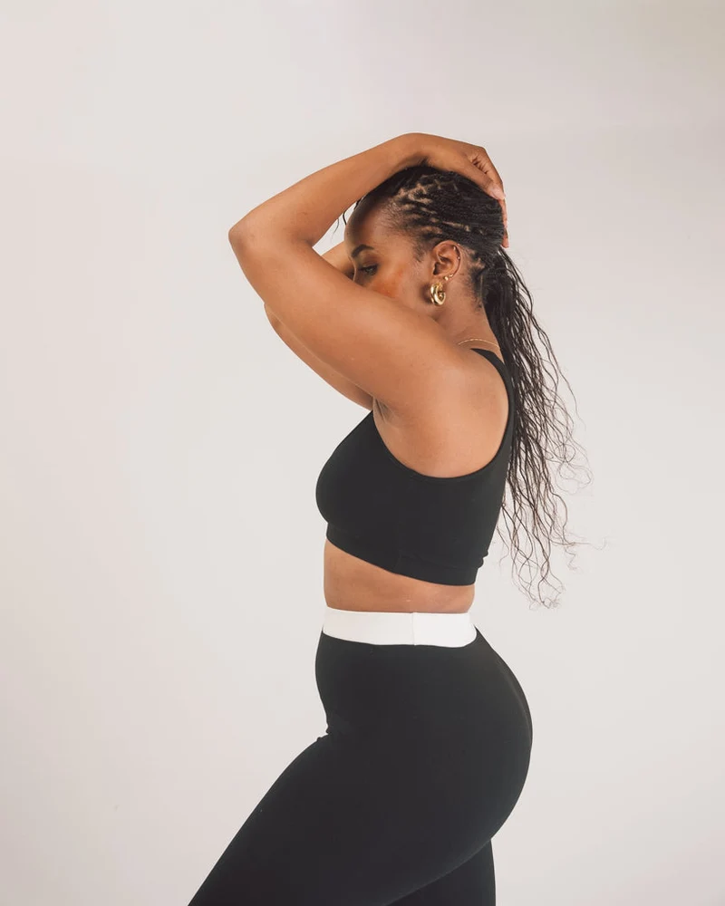 Vivo X This Is Essential Raceback Bralette - Black