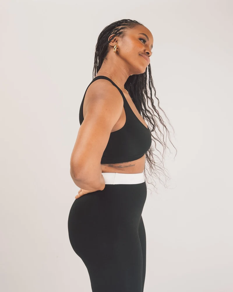 Vivo X This Is Essential Raceback Bralette - Black
