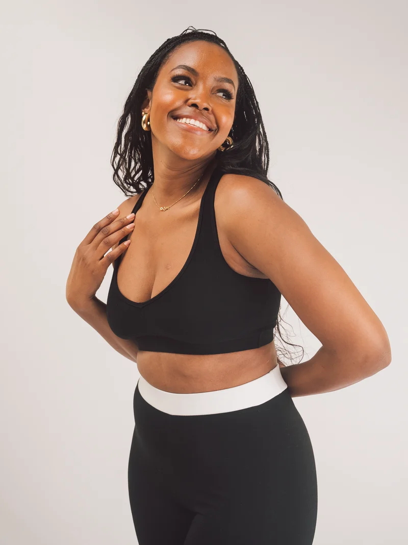 Vivo X This Is Essential Raceback Bralette - Black