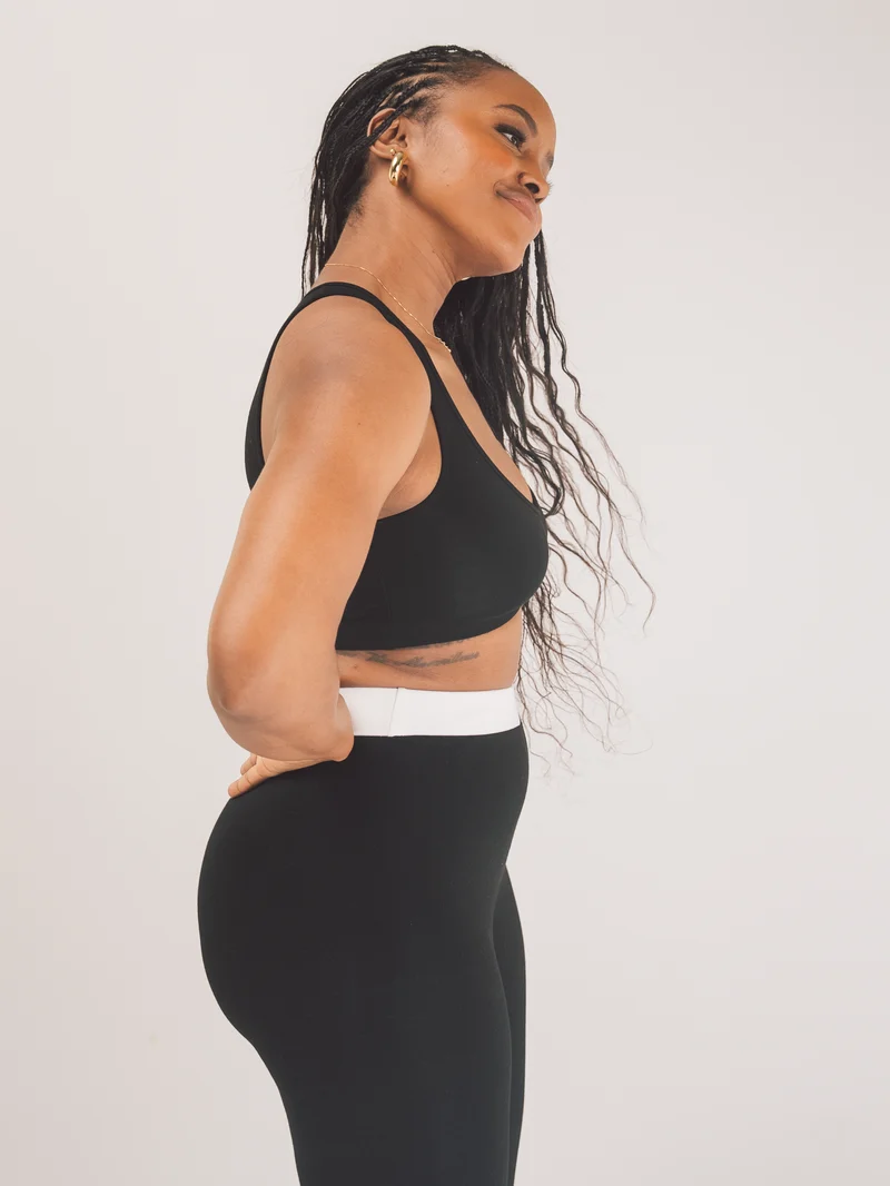 Vivo X This Is Essential Raceback Bralette - Black