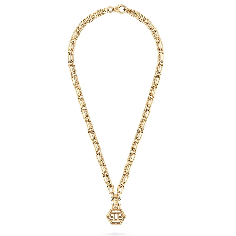 Philipp Plein Herren Halskette PLEIN ICON CHAIN Edelstahl Gold PJ9EA08NU