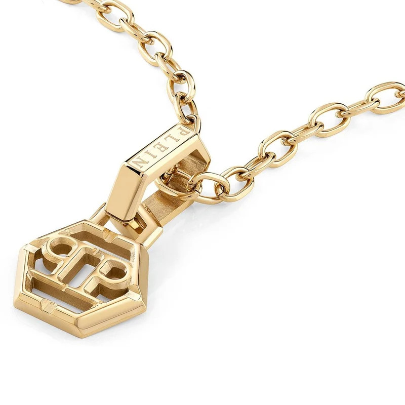 Philipp Plein Halskette Herren PLEIN ICON CHAIN Edelstahl Gold PJ9EA07NU