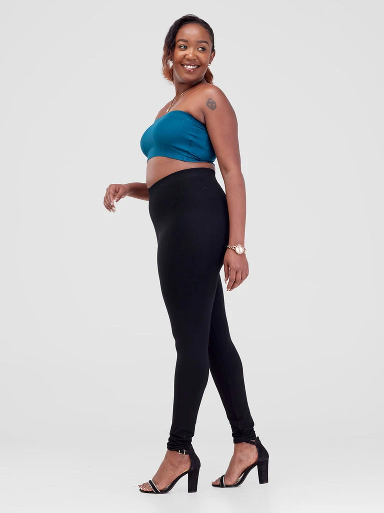 Zoya Basic Jersey Bandeau - Deep Teal