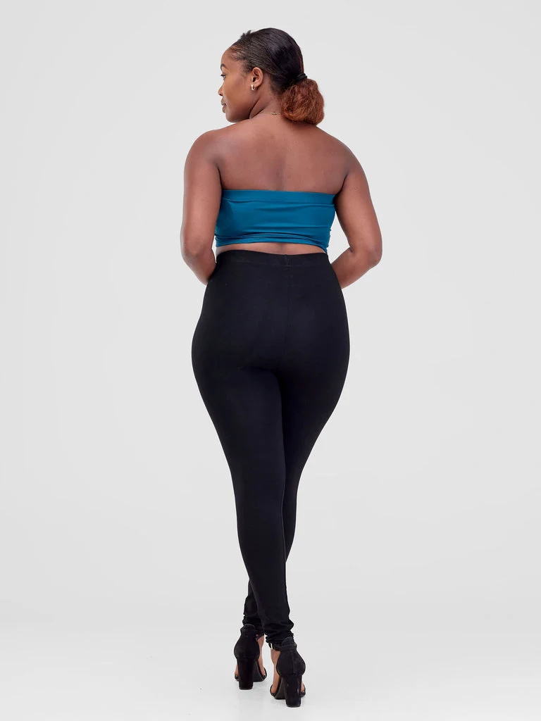 Zoya Basic Jersey Bandeau - Deep Teal