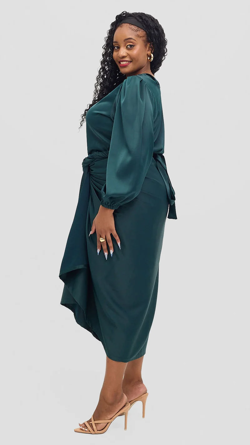 Shona Buba Skirt Set - Emerald Green