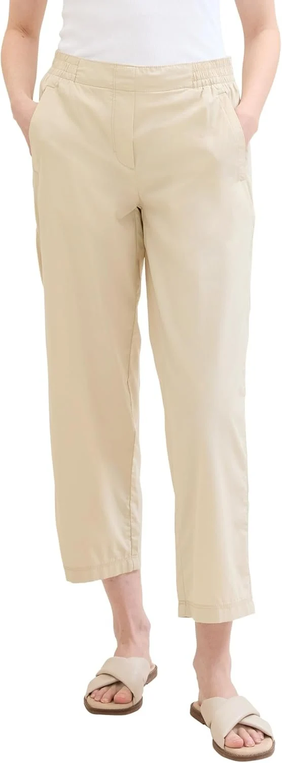 Tom Tailor Stoffhose beige