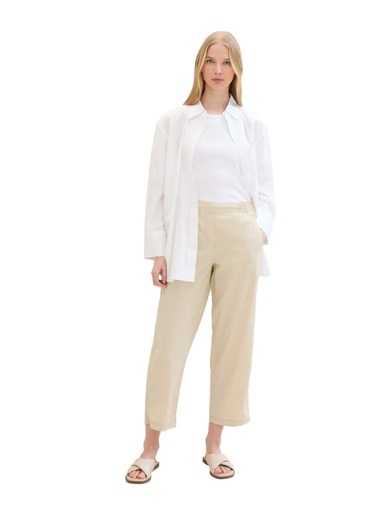 Tom Tailor Stoffhose beige