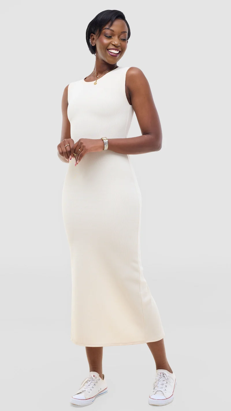 Vivo Selah Maxi Dress - Off White