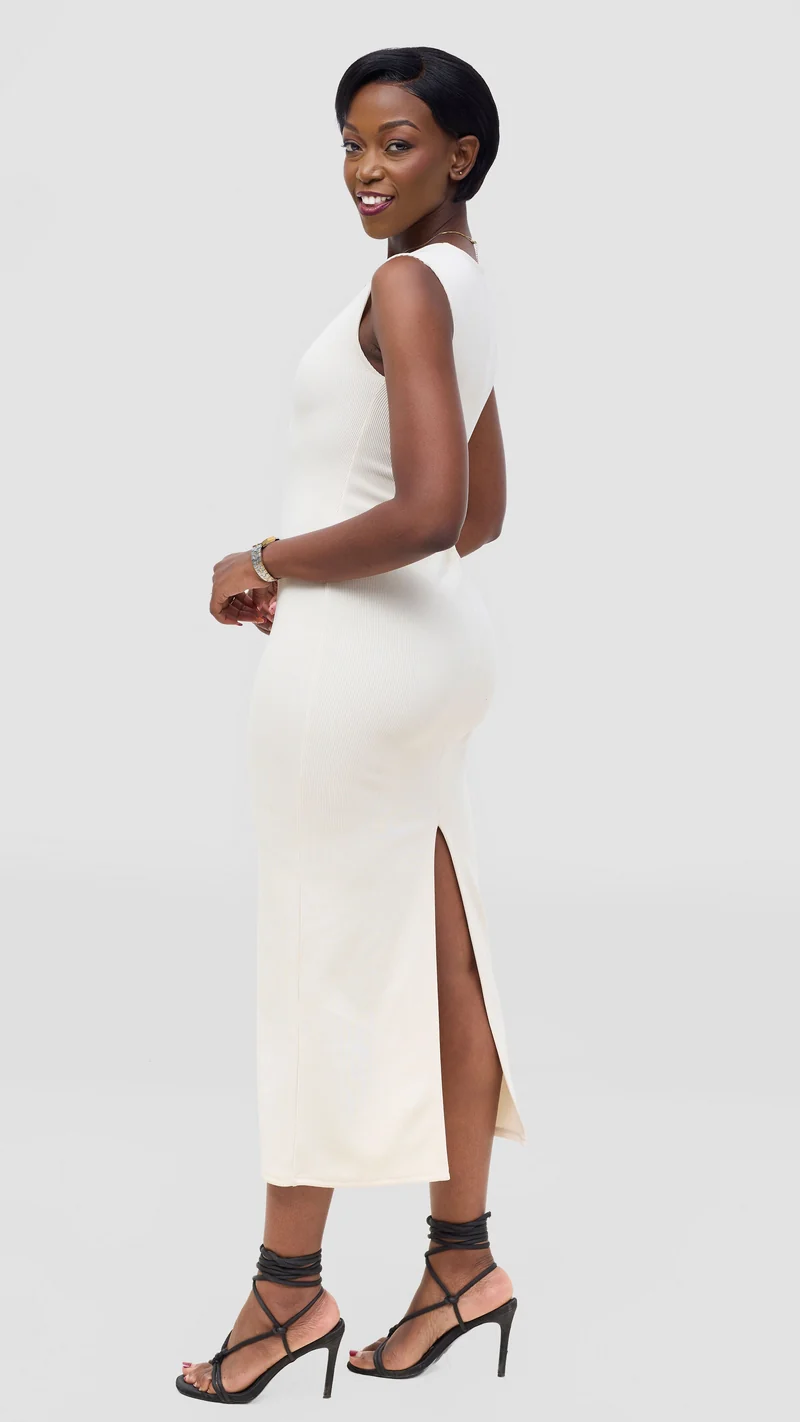 Vivo Selah Maxi Dress - Off White