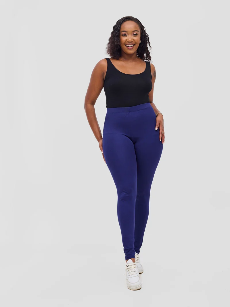 Vivo Basic Leggings - Navy Blue