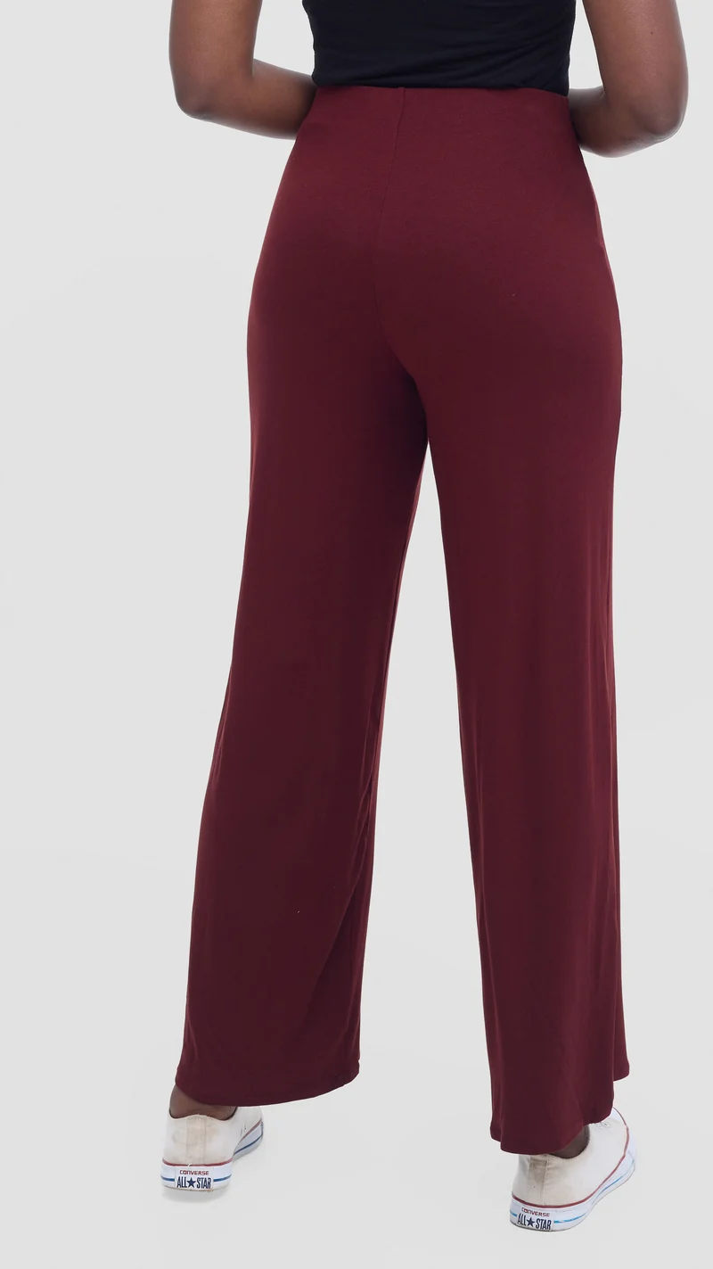 Vivo Chela Pants in Jersey - Mulberry