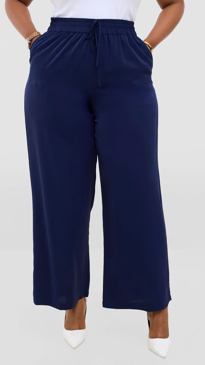Vivo Wastani Drawstring Pants - Navy