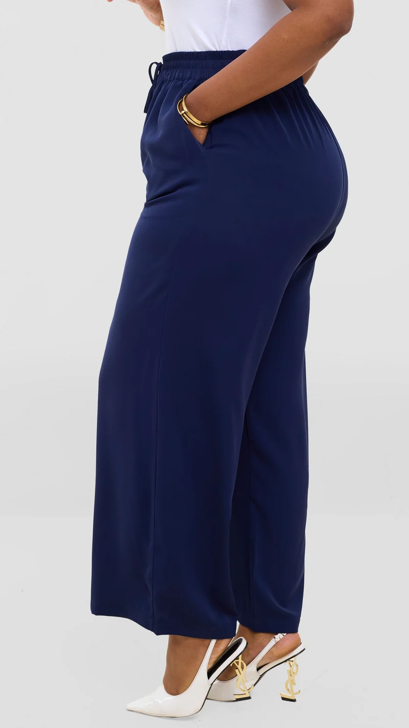 Vivo Wastani Drawstring Pants - Navy