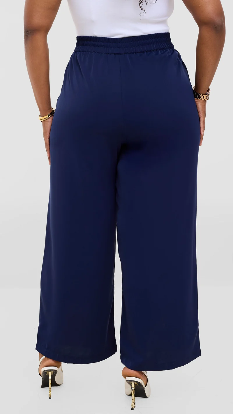 Vivo Wastani Drawstring Pants - Navy