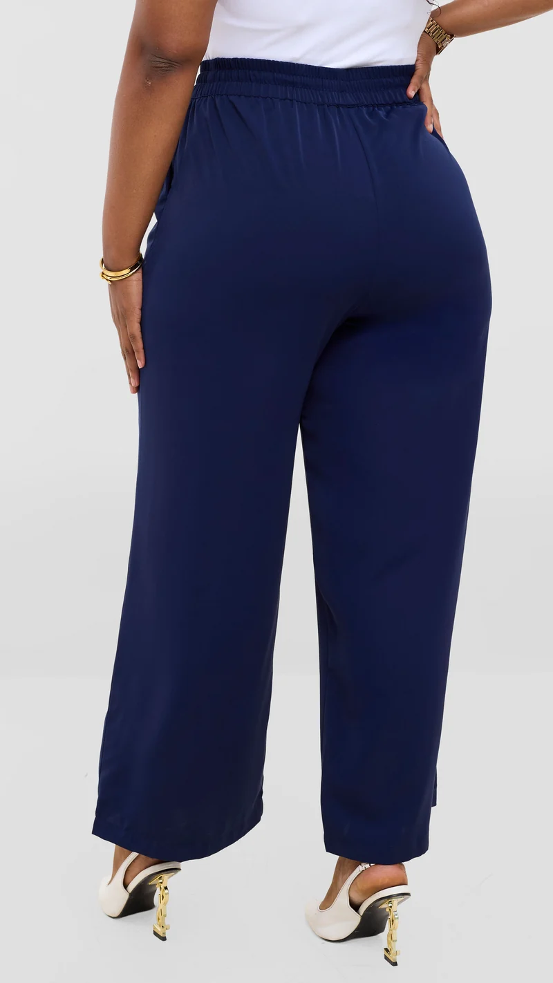Vivo Wastani Drawstring Pants - Navy