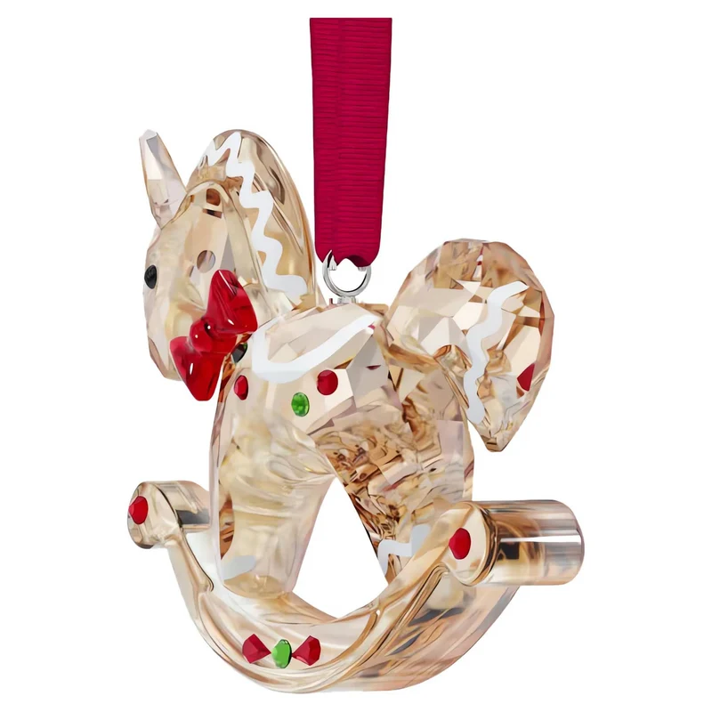 Swarovski Holiday Cheers Lebkuchen Schaukelpferd Ornament mehrfarbig 5627608