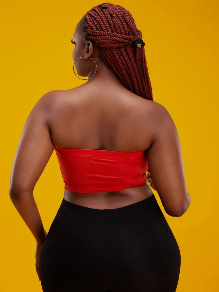 Zoya Basic Jersey Bandeau - Orange