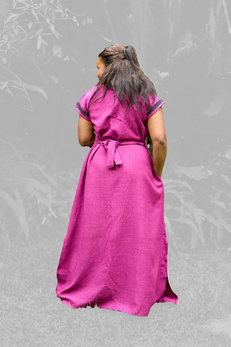 Silk House Collection Iris Kaftan - Purple