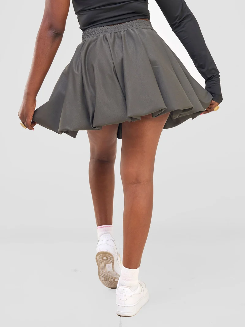 Zoya Temo Bubble Mini Skirt - Hunters