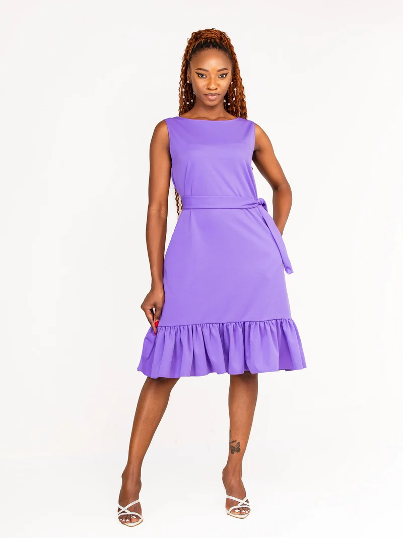 Da'Joy Fashions Lithara Dress - Lavender Purple