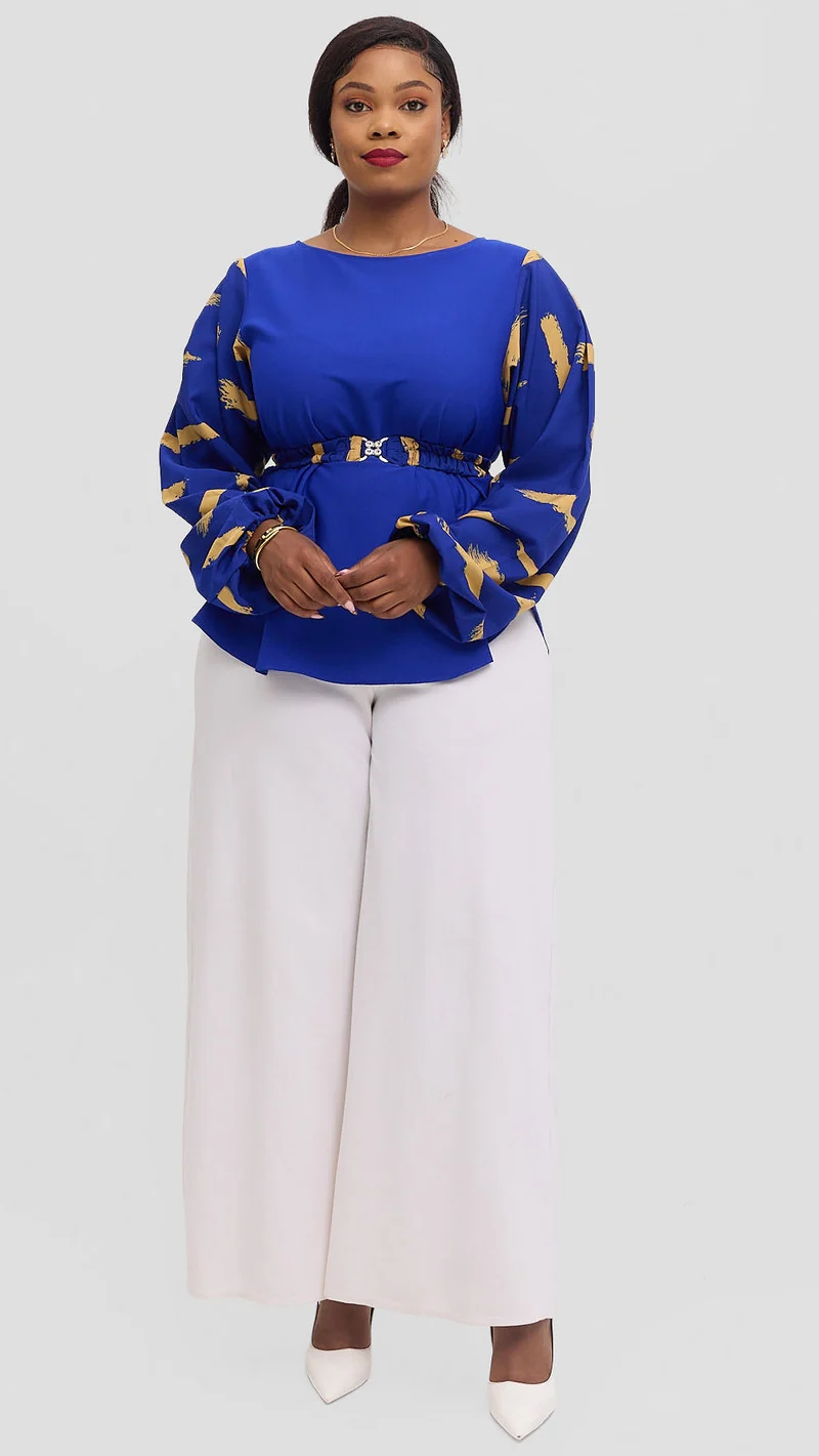 AGAMU Keyara Top - Blue