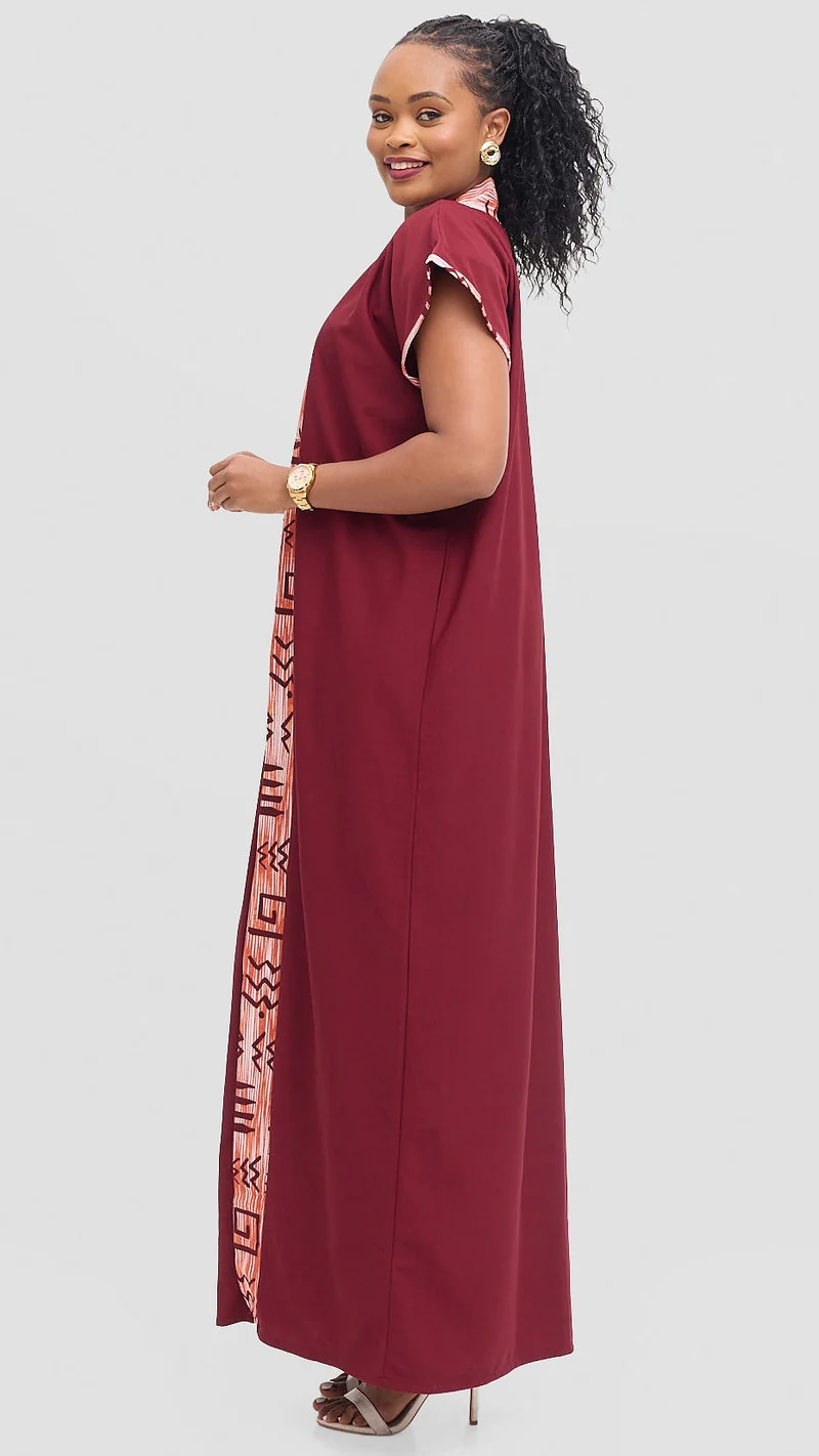 AGAMU Zaila Kimono - Maroon