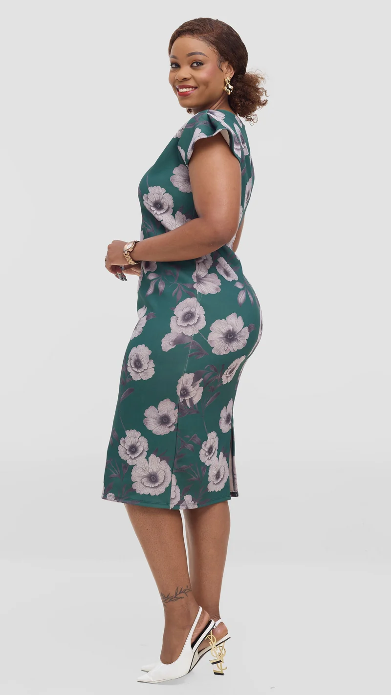 Lizola Rachel Bodycon Dress - Green
