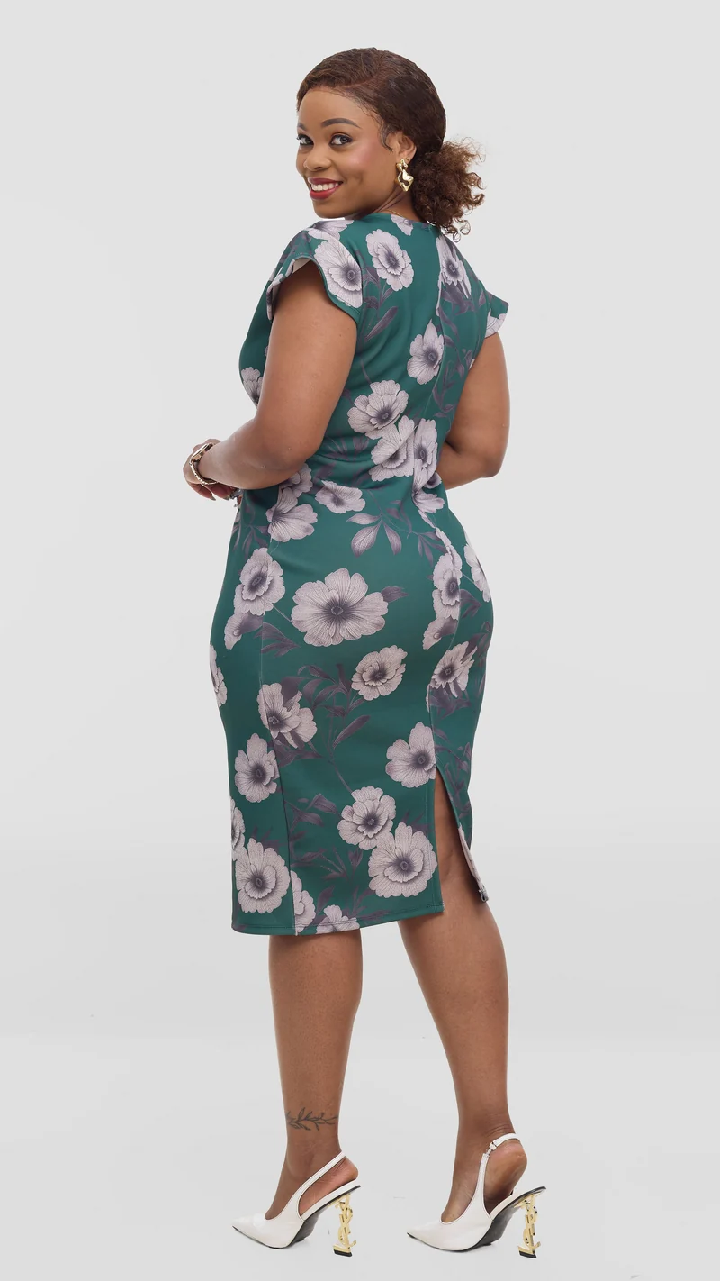 Lizola Rachel Bodycon Dress - Green