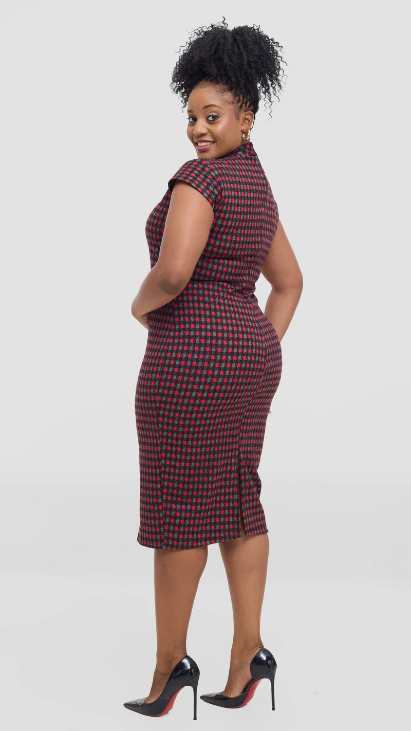 Celine Bodycon Dress - Red
