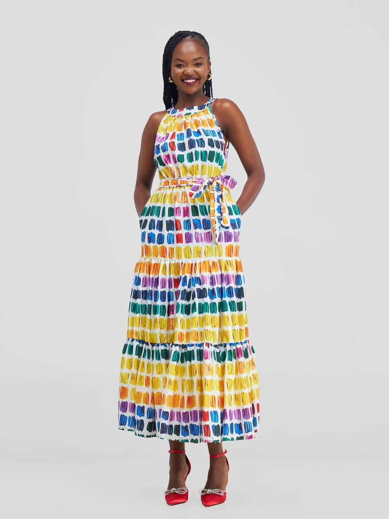 Stylish Sisters Maxi Dress - Multicolored
