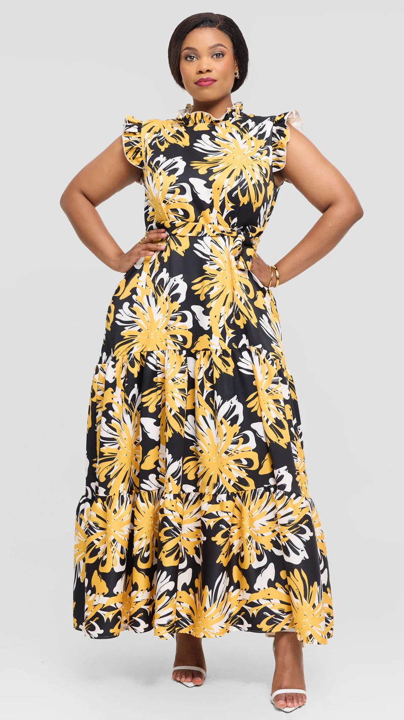 Lizola Saha Maxi Dress - Yellow