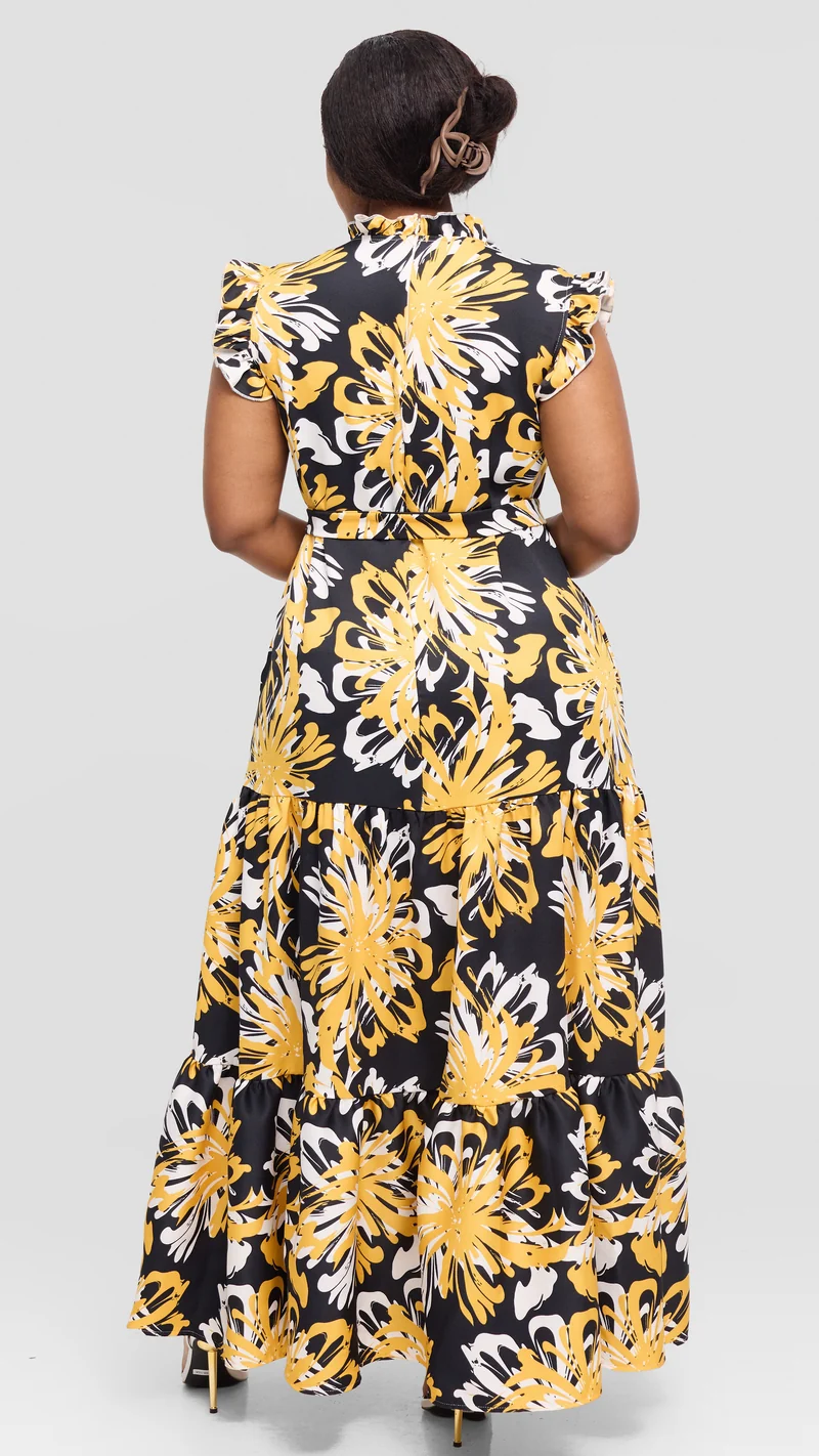 Lizola Saha Maxi Dress - Yellow